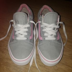 Pink & Gray Vans